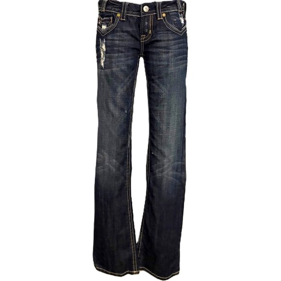 Vintage MEK Denim USA Premium Dark Wash Denim. Boot Cut. New Without Tags - Picture 1 of 9